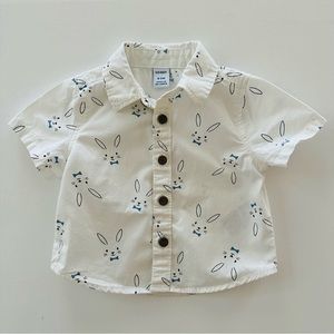 Old Navy 0-3 Months Baby Boy Easter Bunny Shirt Spring